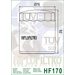Oljni filter HIFLOFILTRO HF170B Črn