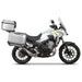 Komplet aluminijastih kovčkov z nosilci in ploščo SHAD TERRA, 48L zadnji kovček in 36L stranski kovčki SHAD HONDA CB 500 X