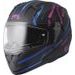 Integralna čelada GMS HEXAGO ZG12501 graphic blue - violet 2XL
