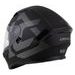 Integralna čelada CASSIDA Orbit Grind black matt, gray XS