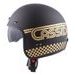 Jet čelada CASSIDA OXYGEN RONDO black matt / gold XL