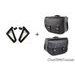 Leather saddlebag CUSTOMACCES SANT LOUIS APS002N črna pair, with universal support