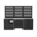 Workbench LV8 EVS24-02X with stainless steel top