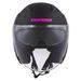 Jet čelada CASSIDA JET TECH black matt / violet logos M