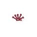 Screws PUIG ANODIZED 0147R rdeč M5 x 20mm (6pcs)