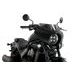 Semifairing PUIG MIRAGE 21460F dark smoke gloss black housing