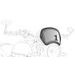 Spare PUIG FRONTAL PLATE 9229J matt black