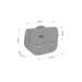 Leather saddlebag CUSTOMACCES SANT LOUIS AP0011N črna