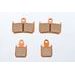 Zavorne obloge GOLDFREN 246 S33 STREET FRONT (1 set = 2pcs small, 2pcs large)