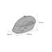 Rigid saddlebag CUSTOMACCES TOURING AMZ002N črna pair, with KF universal support