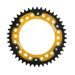 Rear sprocket SUPERSPROX STEALTH RST-1308:43-GLD zlata 43T, 520