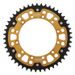 Verižni set EK - Srebrna chain 520 SRX, X-ring (X, NX, QX, XS), CHK front sprocket SUPERSPROX, CHK rear sprocket SUPERSPROX STEALTH za KAWASAKI KX 500 1987-2004