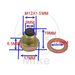 Magnetic oil drain plug JMP M12X1.50 with washer