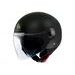 Jet čelada MT Helmets STREET S SOLID A1 GLOSS BLACK XS