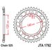 Aluminijasti zadnji verižnik (zobnik) JT JTA 1792-43BLK 43T, 525 Črn