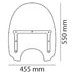 Windshield CUSTOMACCES HIGHWAY CH0001W prozorna