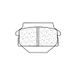 Zavorne obloge CL BRAKES 2799 ATV1