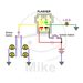 Flasher relay JMP LED 12V 4 pin UNI