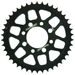 Zadnji verižnik (zobnik) SUPERSPROX RFE-802:42-BLK črna 42T, 428