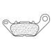 Zavorne obloge CL BRAKES 3099 MSC