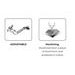 Brake foot pedal PUIG 22215P srebrna adjustable