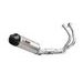 Celoten izpušni sistem 2x1 MIVV OVAL K.057.K4C Titanium with carbon cap