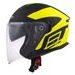 Jet čelada CASSIDA JET TECH CORSO black matt / yellow fluo M