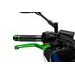 Brake lever without adapter PUIG 3.0 120VO dolga (long) green/gold