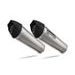 Dual slip-on exhaust GPR NEW GRAND PRIX EVO TITANIUM A.69.RACE.GPAN.TO Brushed Titanium