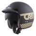 Jet čelada CASSIDA OXYGEN RONDO black matt / gold L