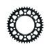 Rear ALU sprocket SUPERSPROX RAL-1303:43-BLK črna 43T, 520