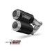 Full exhaust system 4x2x1x2 MIVV MK3 H.073.SM3B Black Stainless Steel