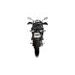 Celoten izpušni sistem 2x1 MIVV OVAL K.055.LZC Black with carbon cap