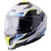 Integralna čelada GMS GELERO ZG12701 white-blue-yellow M