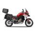 Set of SHAD TERRA TR40 adventure saddlebags and SHAD TERRA aluminium top case TR55 PURE BLACK, including mounting kit SHAD DUCATI MULTISTRADA 1200 V4