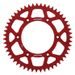 Aluminijasti zadnji verižnik (zobnik) SUPERSPROX RAL-8000:51-RED rdeč 51T, 520