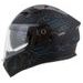 Integralna čelada CASSIDA INTEGRAL 3.0 HACK matt black /blue L