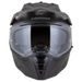 Motocross Helmet CASSIDA ROAD RUNNER DUAL black matt/ dark grey/ black matt peak L