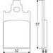 Zavorne obloge ACCOSSATO AGPA15 OR