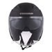 Jet čelada CASSIDA JET TECH black matt / grey logos S