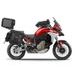 Complete set of SHAD TERRA TR40 adventure saddlebags and SHAD TERRA BLACK aluminium 55L topcase, including mounting kit SHAD Ducati Multistrada 1200 V4