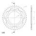 Zadnji verižnik (zobnik) SUPERSPROX STEALTH RST-302:41-GLD zlata 41T, 530