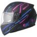 Integralna čelada GMS HEXAGO ZG12501 graphic blue - violet L