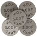 Shim HOT CAMS 5PK1000300 5pk (diameter 10.00 mm, thick 30.0 mm)