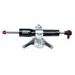 Steering damper kit BITUBO under instruments mounting with black shock absorber