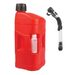 Utility can POLISPORT PROOCTANE 8460000001 20 l with standard cap + 250 ml mixer + hose clear red