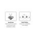 Risers PUIG PULLBACK 21811N črna height 20mm, d 25mm, back 16mm