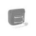 Top box PUIG MAXI BOX 3659B bela with lock and attached with straps