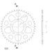 Verižni set EK - Srebrna chain 520 SRO, O-ring, CHK front sprocket SUPERSPROX, CHK rear sprocket SUPERSPROX za BENELLI 502 C Cruiser 2019-2021