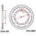 Aluminijasti zadnji verižnik (zobnik) JT JTA 1304-43 43T, 525
